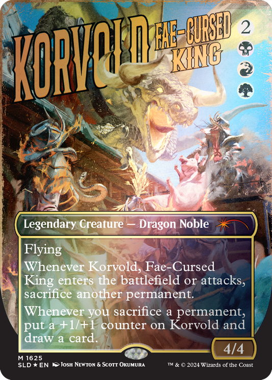 Korvold, Fae-Cursed King (Rainbow Foil) (1625) Foil - Secret Lair Drop Series