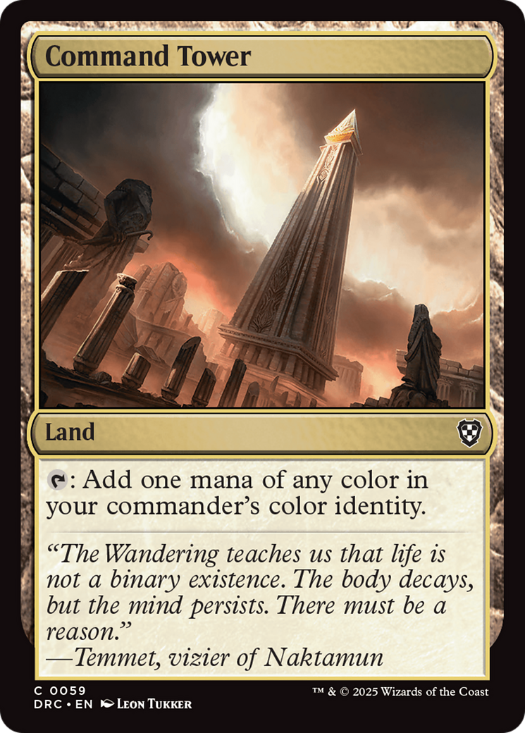 Command Tower (059) - Commander: Aetherdrift