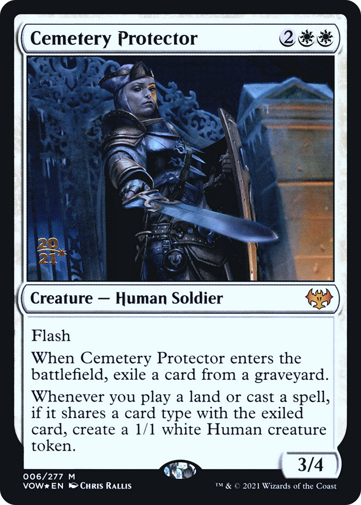 Cemetery Protector (006) Foil - Innistrad: Crimson Vow Promos