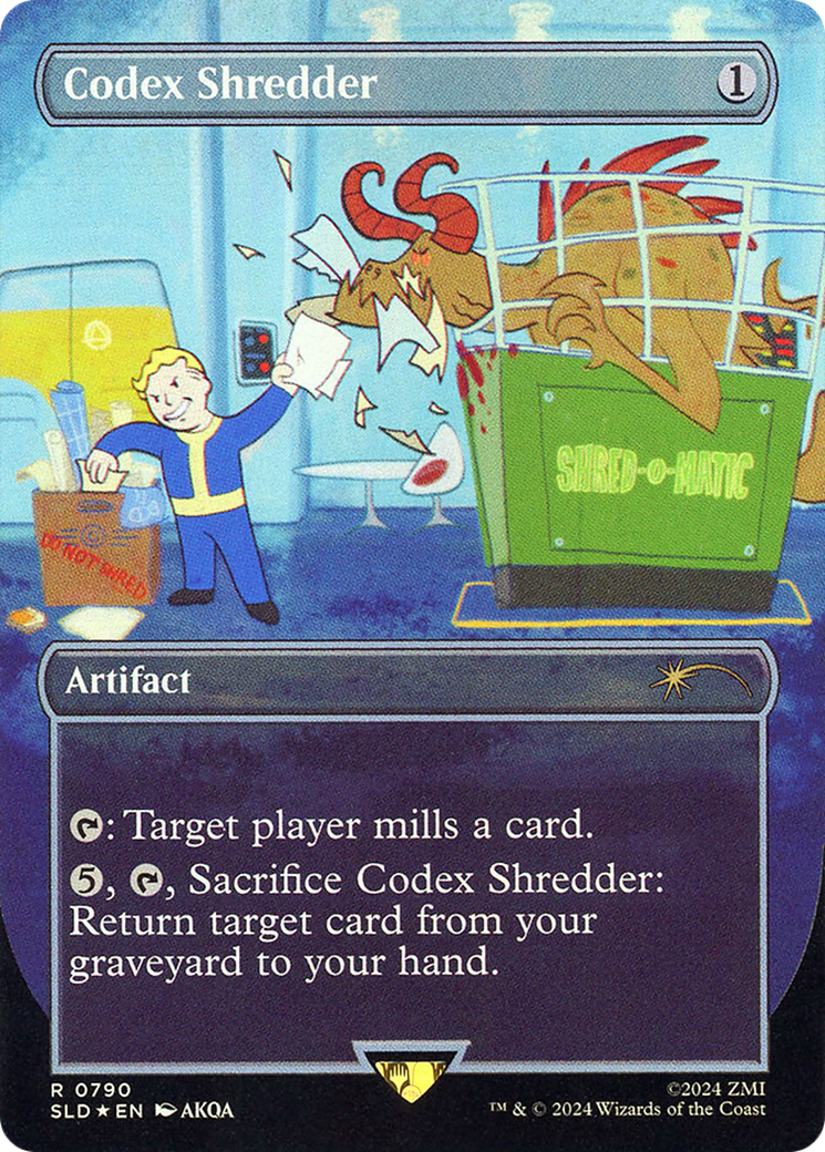 Codex Shredder (790) Rainbow Foil - Secret Lair Drop