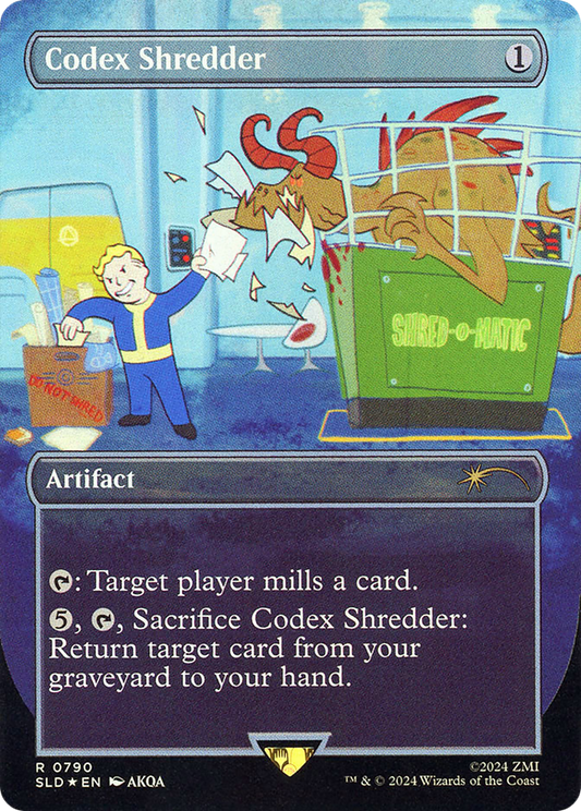 Codex Shredder (790) Rainbow Foil - Secret Lair Drop