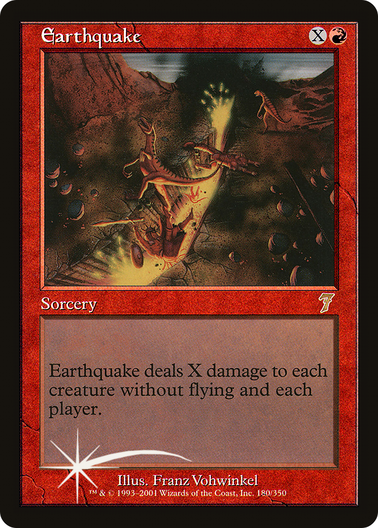 Earthquake (180) Foil - Seventh Edition
