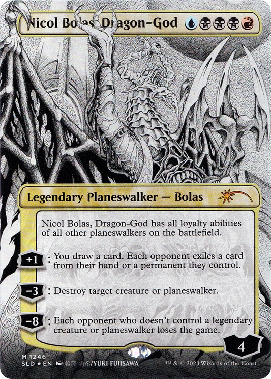 Nicol Bolas, Dragon-God (1246) Foil - Secret Lair Drop