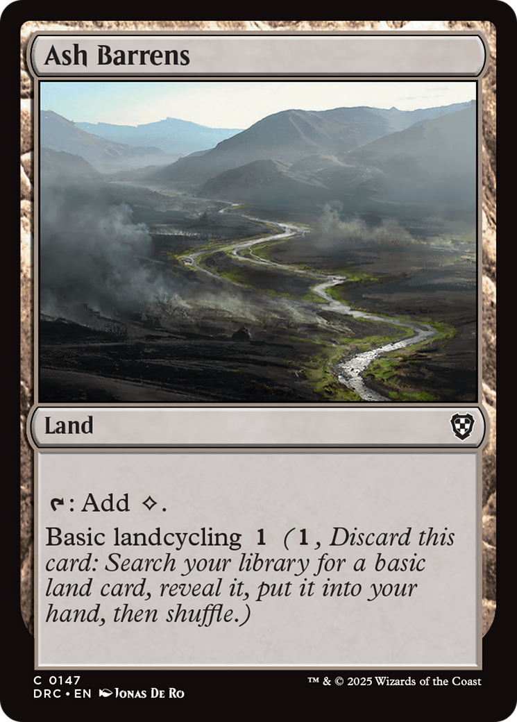 Ash Barrens (147) - Commander: Aetherdrift