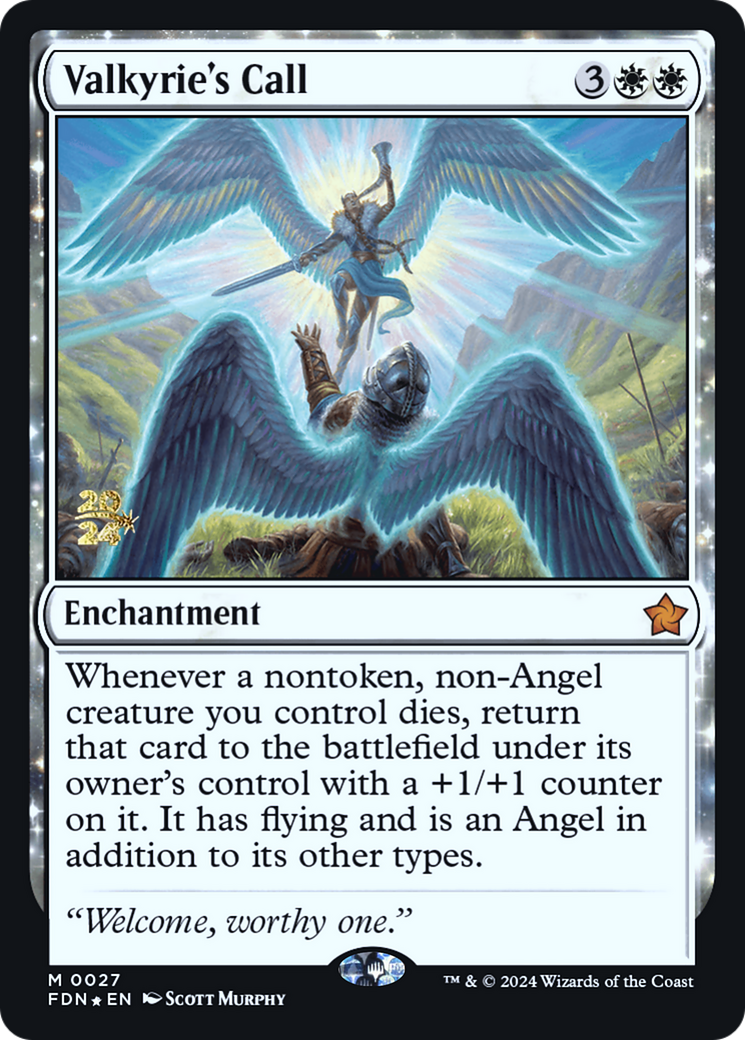 Valkyrie's Call: (enchantment) Foil (27S)
