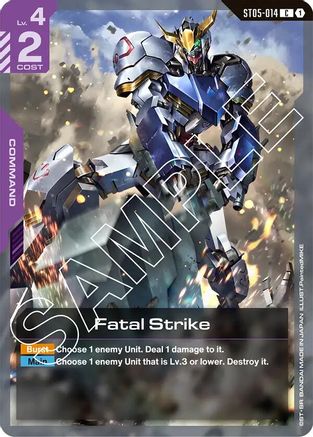 Fatal Strike (ST05-014) - Starter Deck 05: Iron Bloom