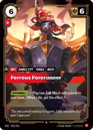 Ferrous Forerunner (021) Foil - Spiritforged