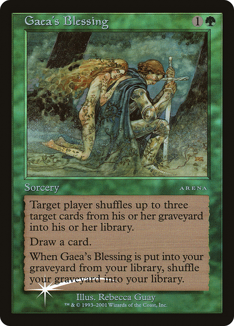 Gaea's Blessing (012) Foil - Arena League 2001