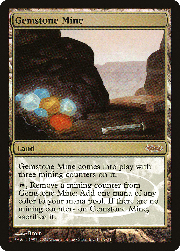 Gemstone Mine (001) Foil - Judge Gift Cards 2005