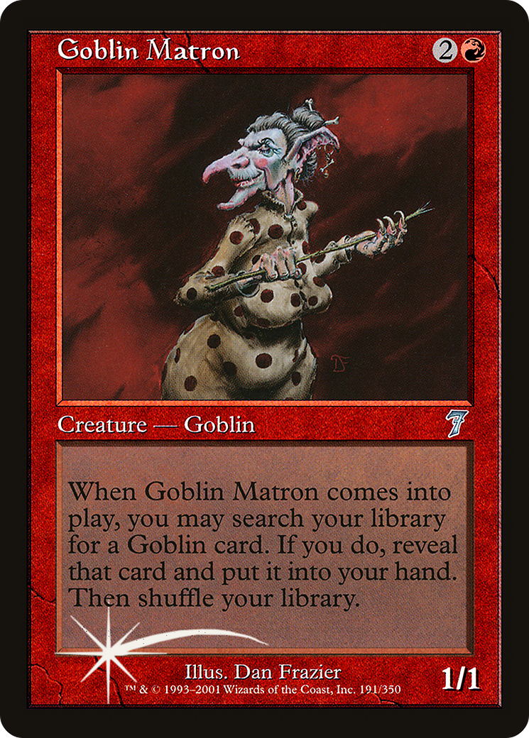 Goblin Matron (191) Foil - Seventh Edition