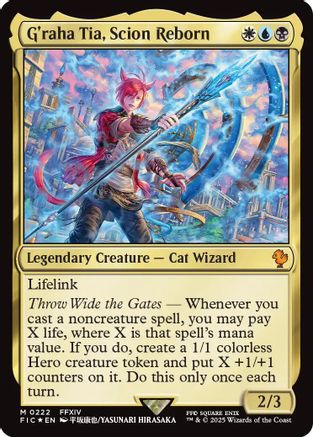 G'raha Tia, Scion Reborn (222) Surge Foil - Commander: FINAL FANTASY