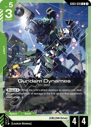 Gundam Dynames (GD03-026) - Steel Requiem