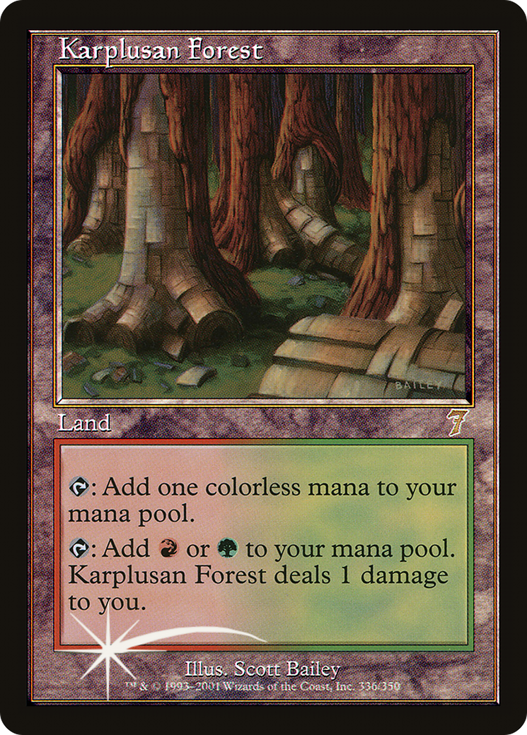 Karplusan Forest (336) Foil - Seventh Edition