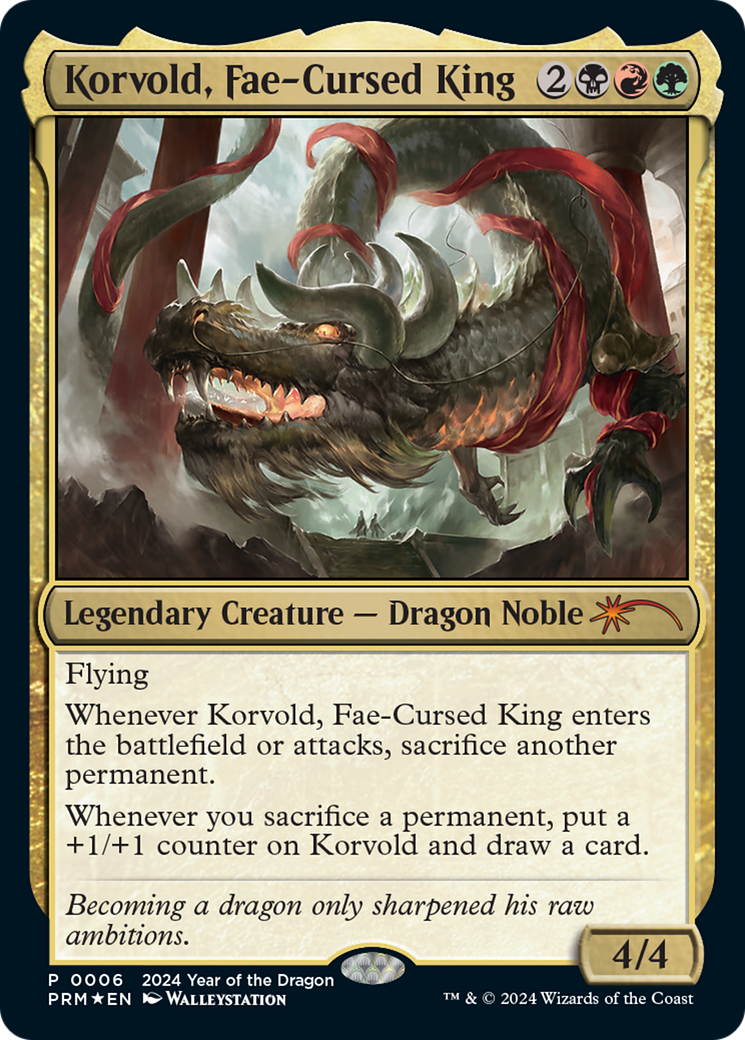 Korvold, Fae-Cursed King (006) (Year of the Dragon 2024) Foil - Standard Showdown Promos