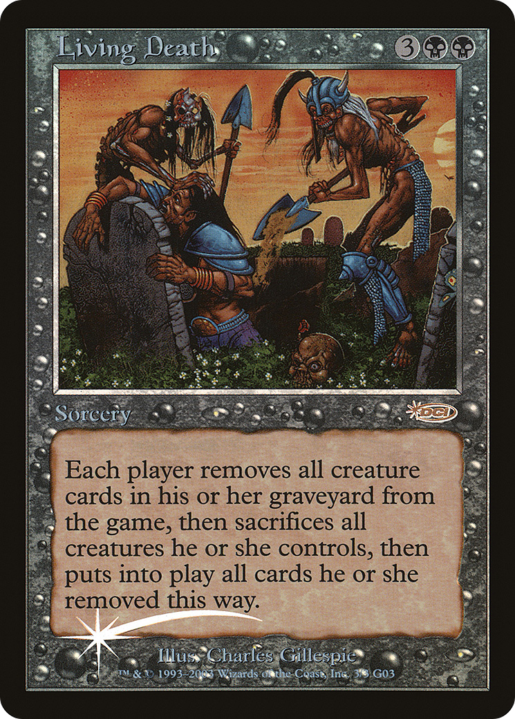 Living Death (003) Foil - Judge Gift Cards 2003