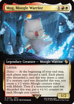 Mog, Moogle Warrior (Extended Art) (179) Foil - Commander: FINAL FANTASY