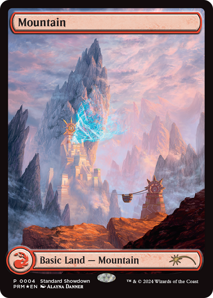 Mountain (004) (MKM) Foil - Standard Showdown Promos