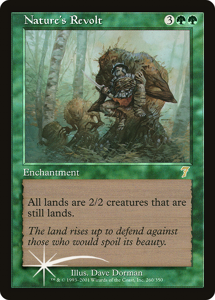Nature's Revolt (260) Foil - Seventh Edition