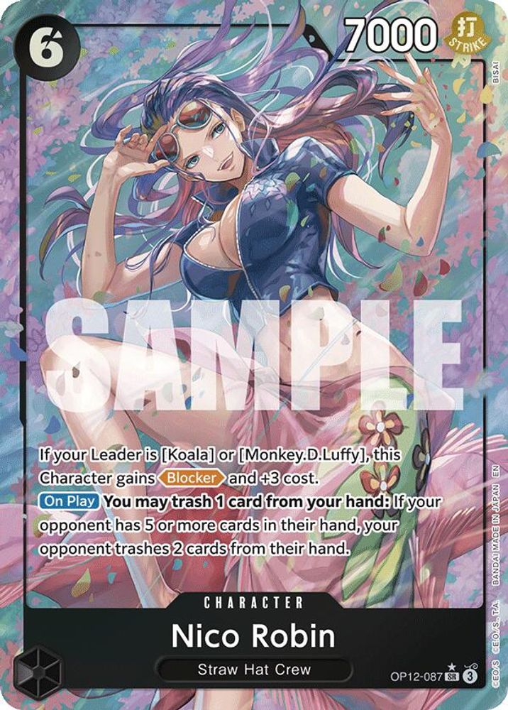 Nico Robin (Alternate Art) (OP12-087) Foil