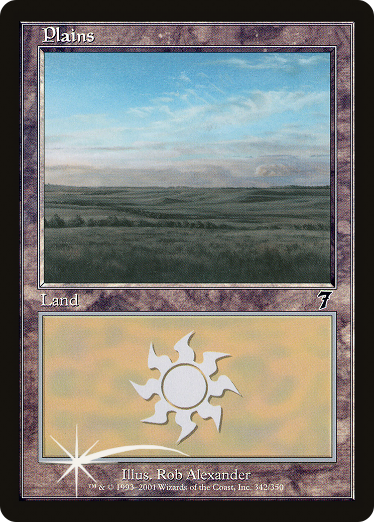 Plains (342) Foil - Seventh Edition