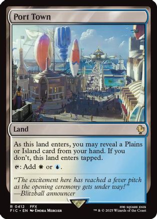 Port Town (412) Surge Foil - Commander: FINAL FANTASY