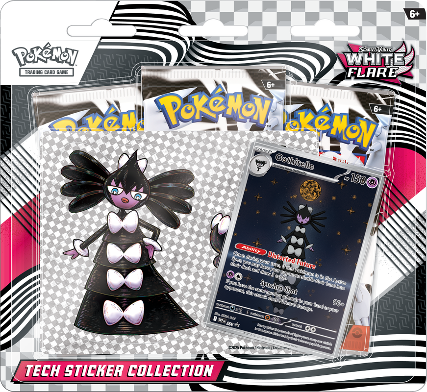 Pokémon TCG: Scarlet & Violet - White Flare Tech Sticker Collection