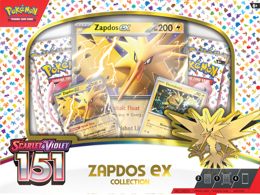 Pokémon TCG: Scarlet & Violet - 151 Collection Zapdos ex