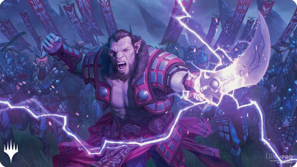 Tarkir: Dragonstorm Playmat Zurgo Stormrender