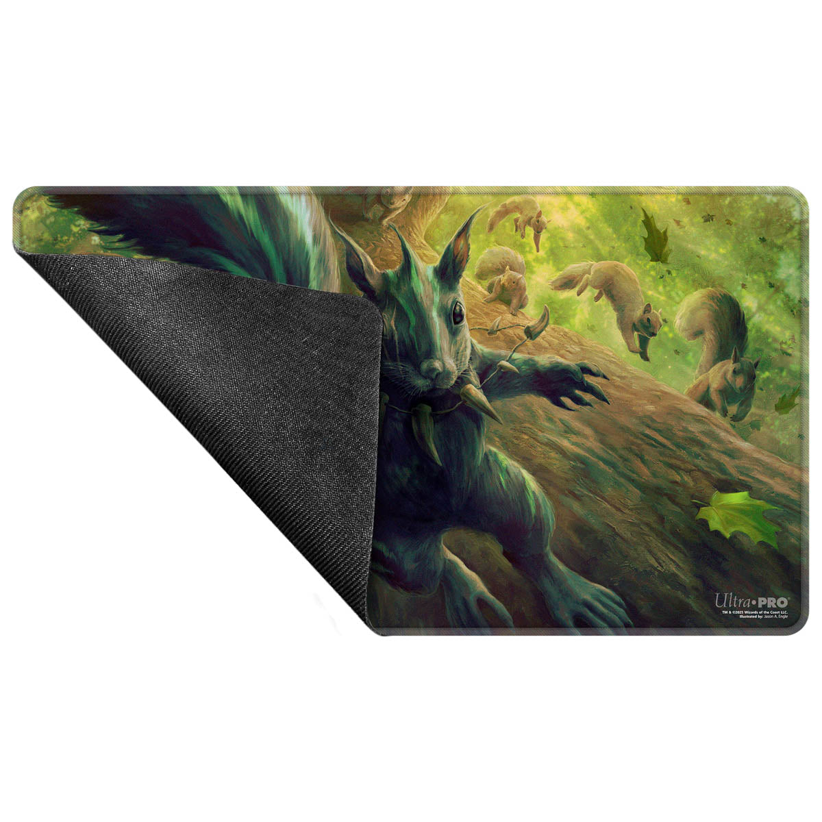 Commander Series Playmat Stitched Chatterfang, Squirrel General