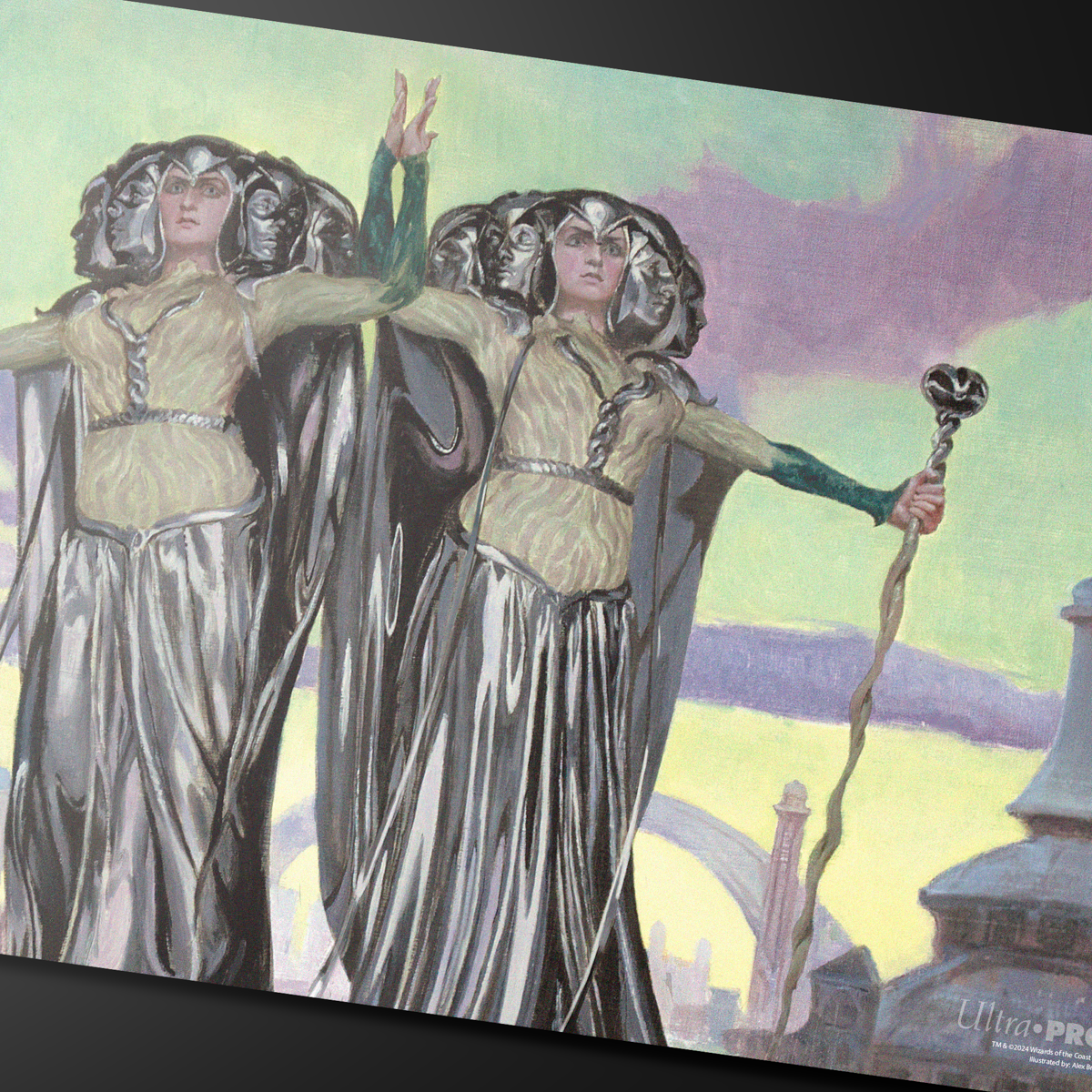 Modern Horizons 3 Playmat Omo, Queen of Vesuva-Silver Goblin