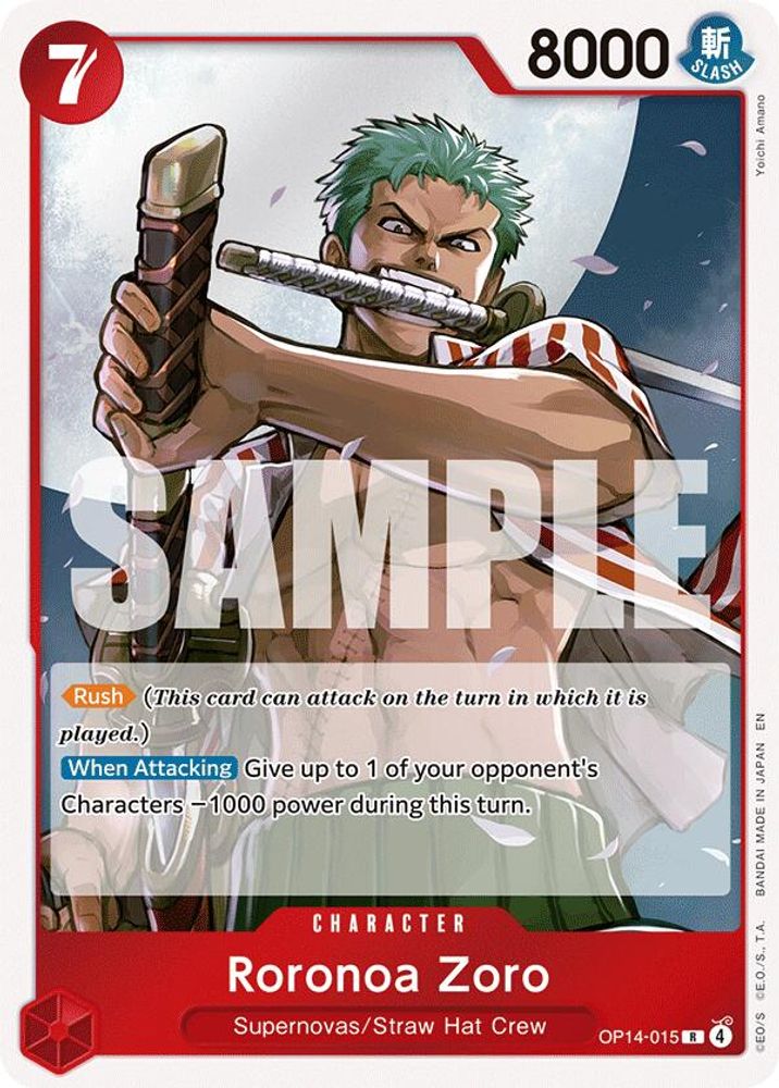 Roronoa Zoro (OP14-015) Foil