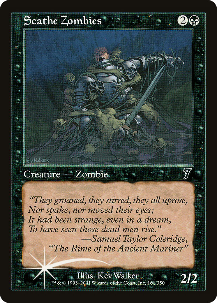 Scathe Zombies (161) Foil - Seventh Edition