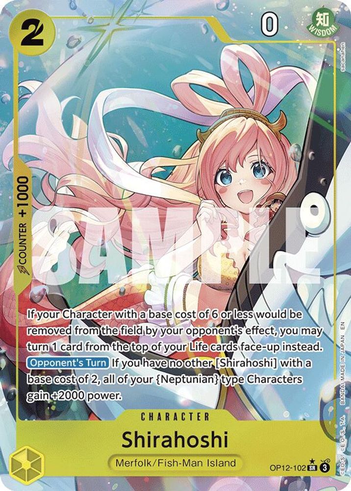 Shirahoshi (Alternate Art) (OP12-102) Foil