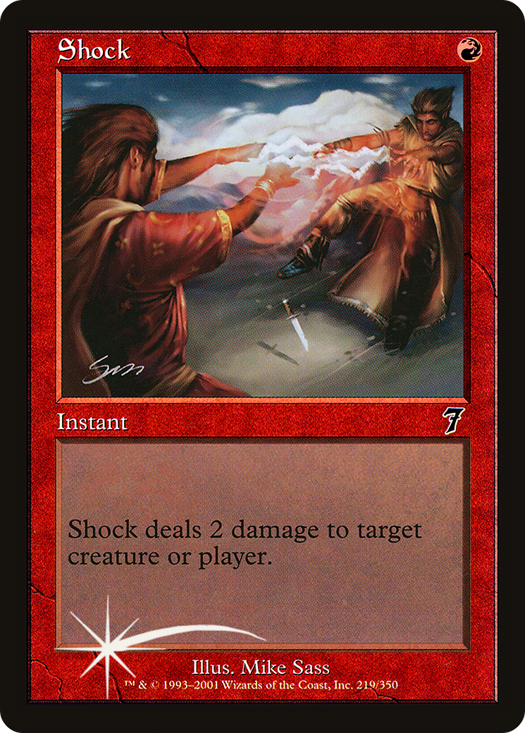 Shock (219) Foil - Seventh Edition