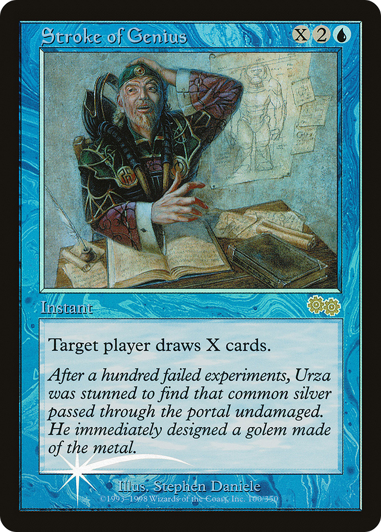 Stroke of Genius Foil - Judge Gift Cards 1998