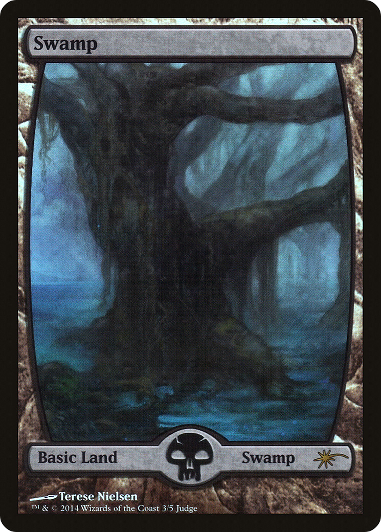 Swamp (003) Foil - Judge Gift Cards 2014