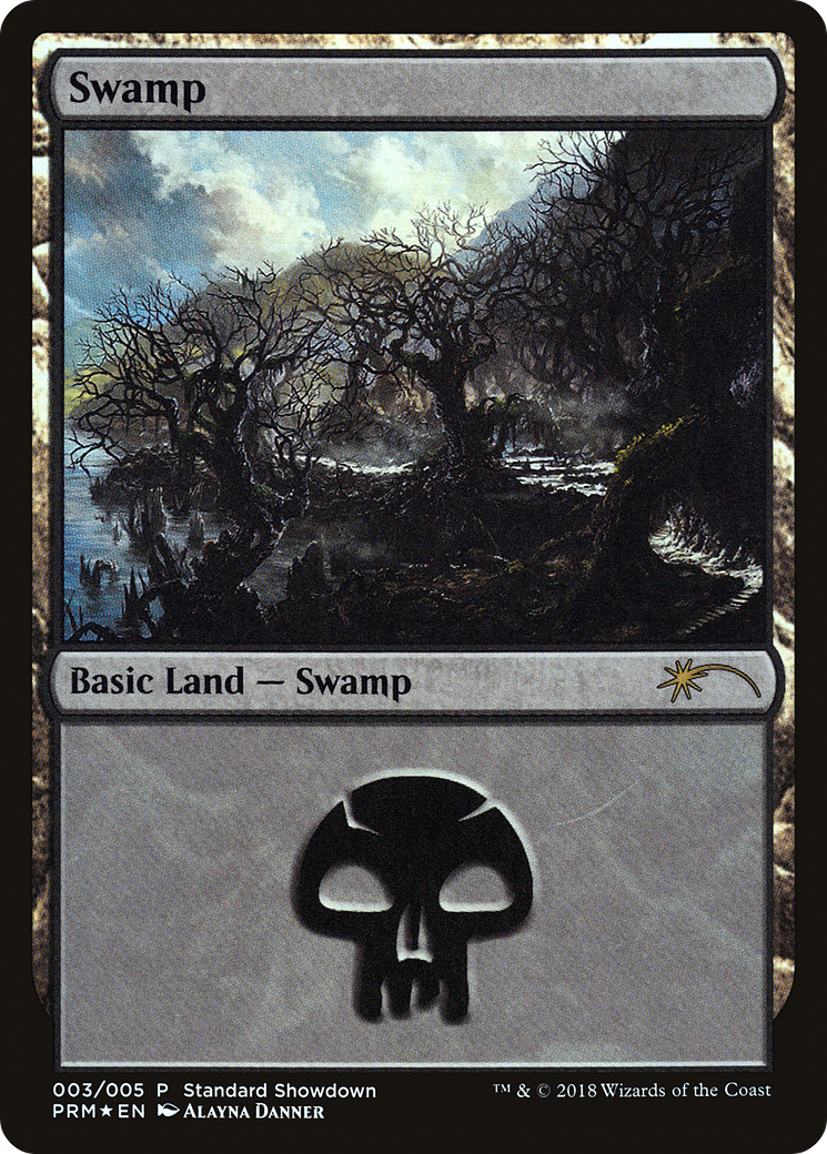 Swamp (003) (M19) Foil - Standard Showdown Promos