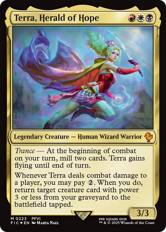 Terra, Herald of Hope (223) Surge Foil - Commander: FINAL FANTASY