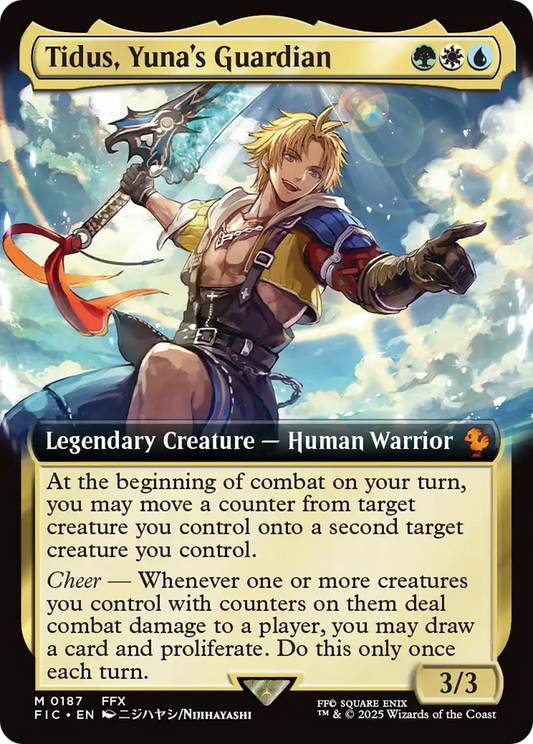 Tidus, Yuna's Guardian (Extended Art) (187) - Commander: FINAL FANTASY
