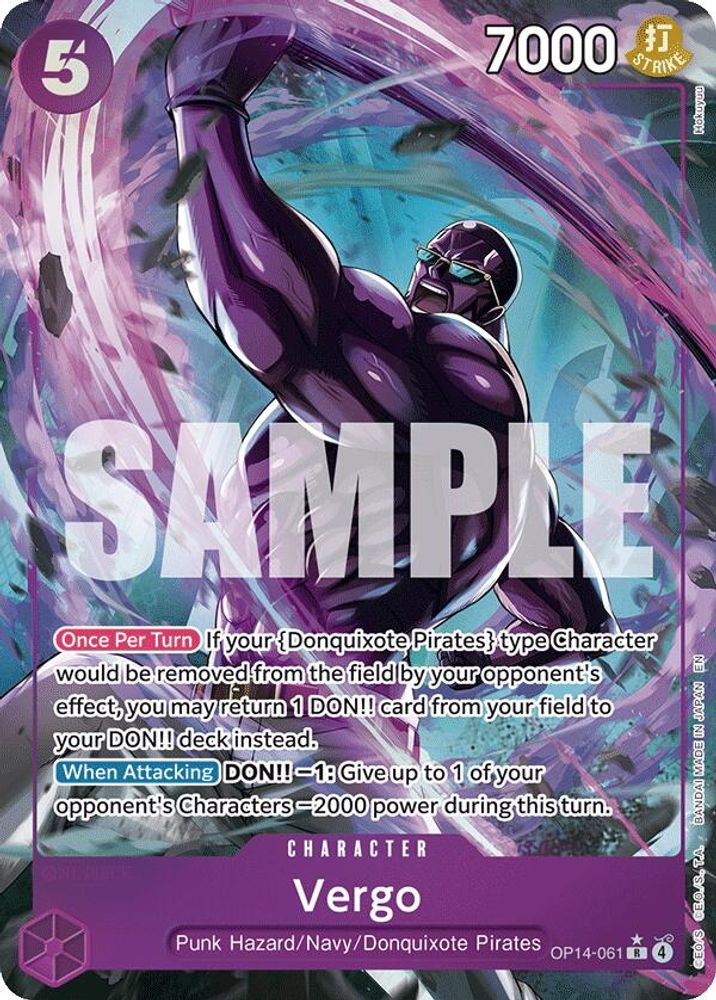 Vergo (Alternate Art) (OP14-061) Foil