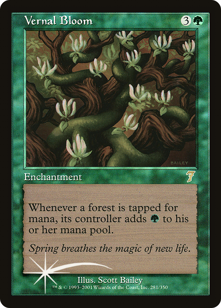 Vernal Bloom (281) Foil - Seventh Edition