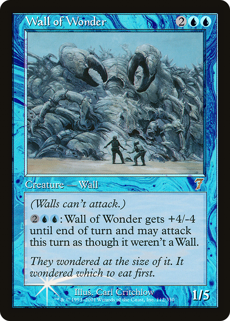 Wall of Wonder (112) Foil - Seventh Edition
