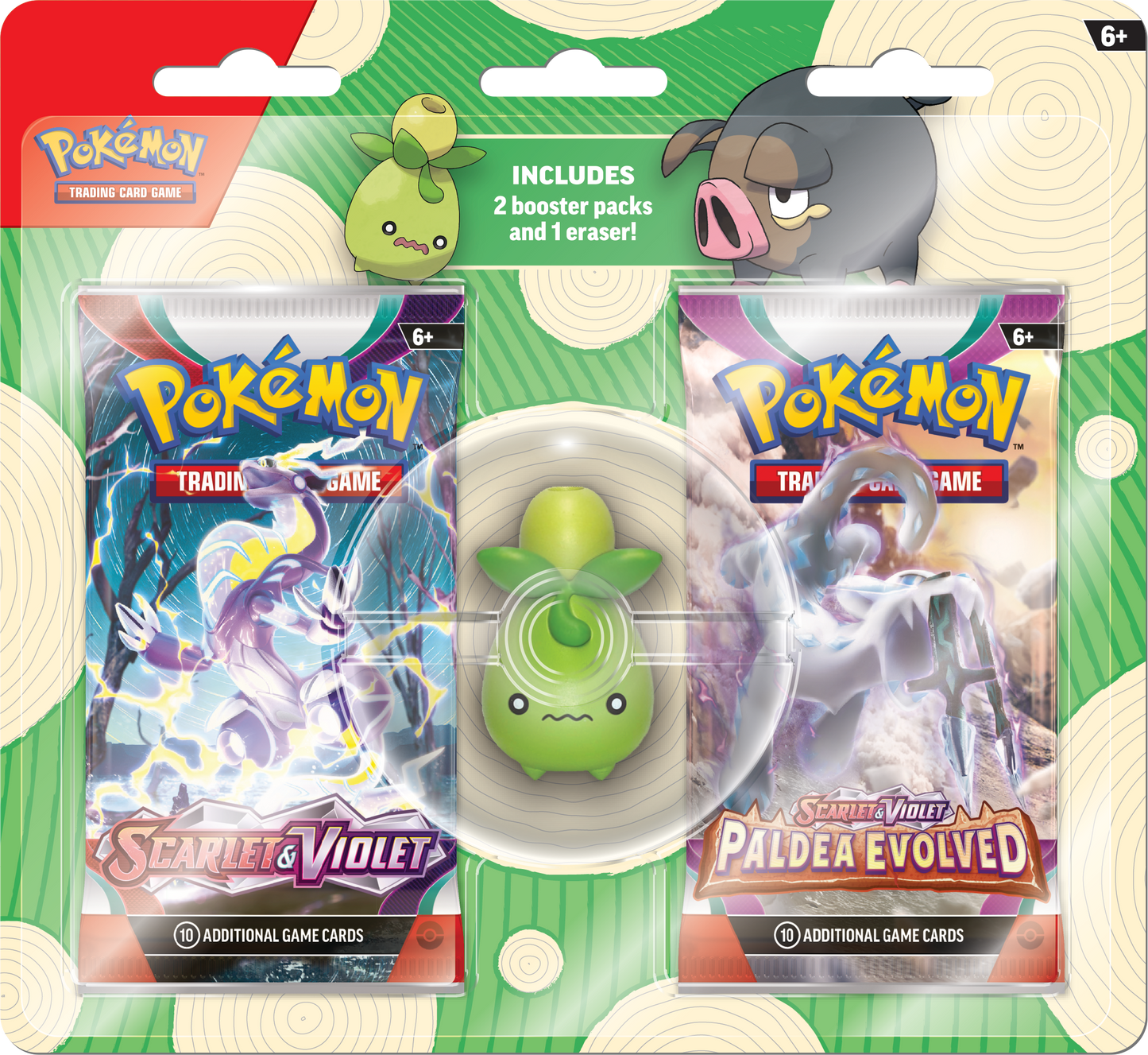 Pokémon TCG: Back to School Eraser Blister 2023