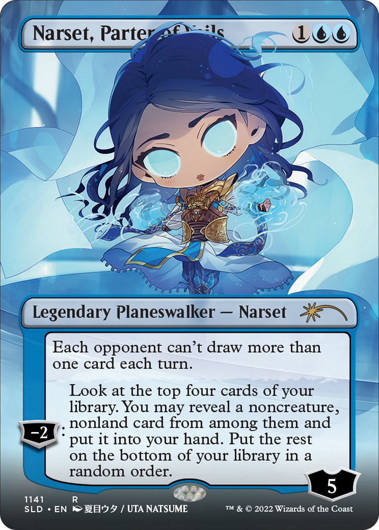 Narset, Parter of Veils (Borderless) [Secret Lair Drop Series] | Silver Goblin