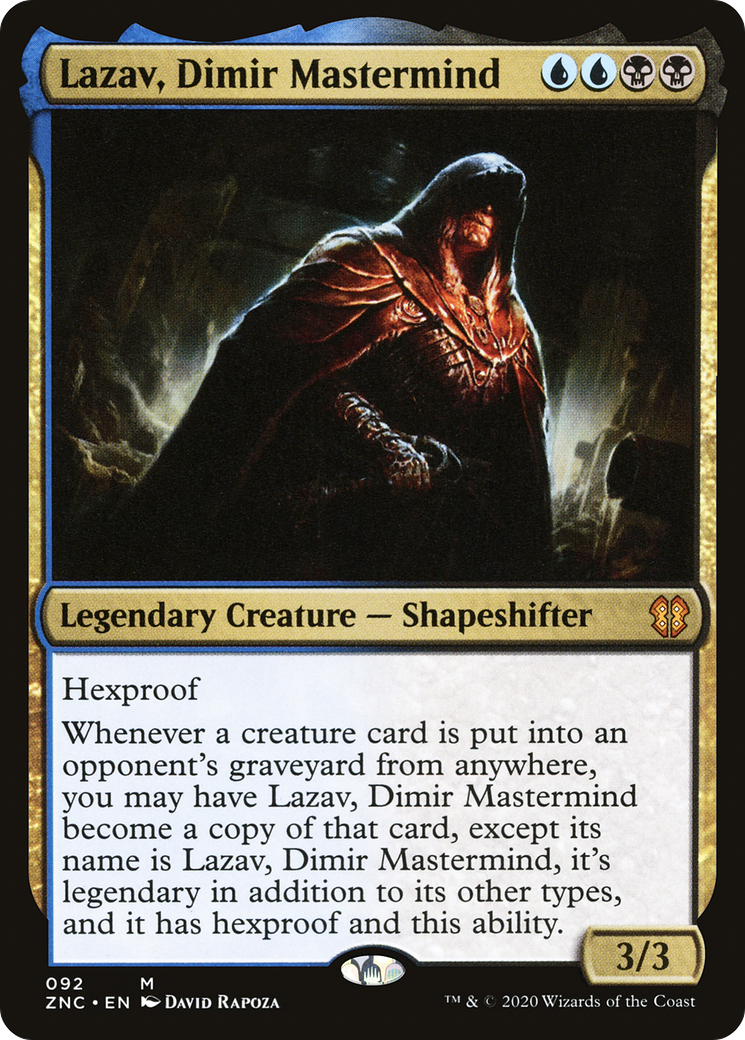 Lazav, Dimir Mastermind [Zendikar Rising Commander] | Silver Goblin