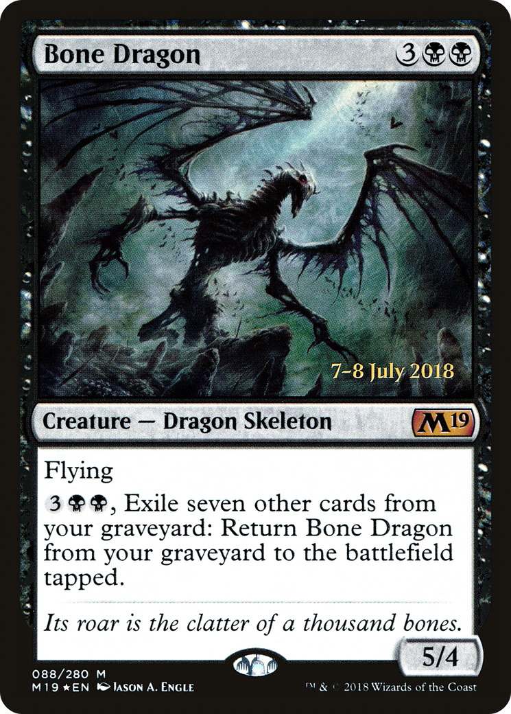 Bone Dragon [Core Set 2019 Prerelease Promos] | Silver Goblin