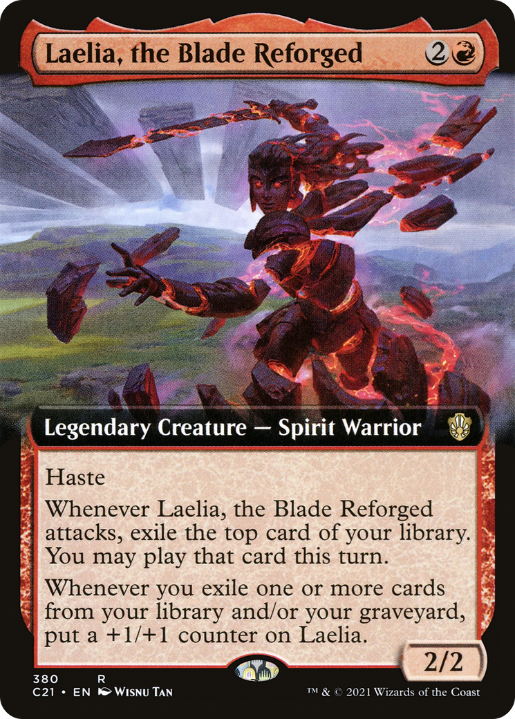 Laelia, the Blade Reforged (Extended Art) [Commander 2021] | Silver Goblin