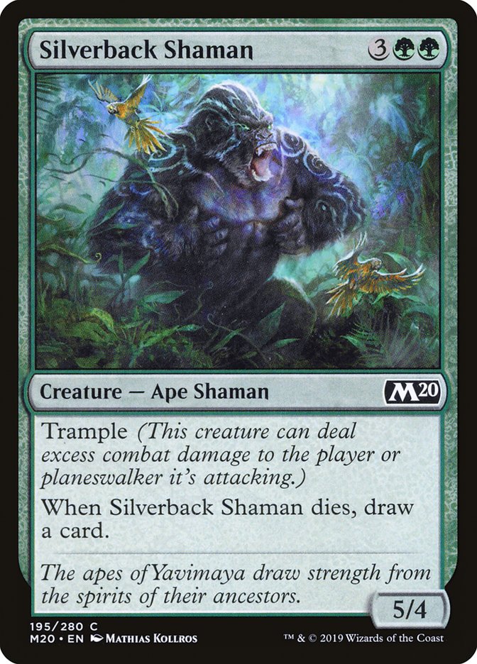 Silverback Shaman [Core Set 2020] | Silver Goblin