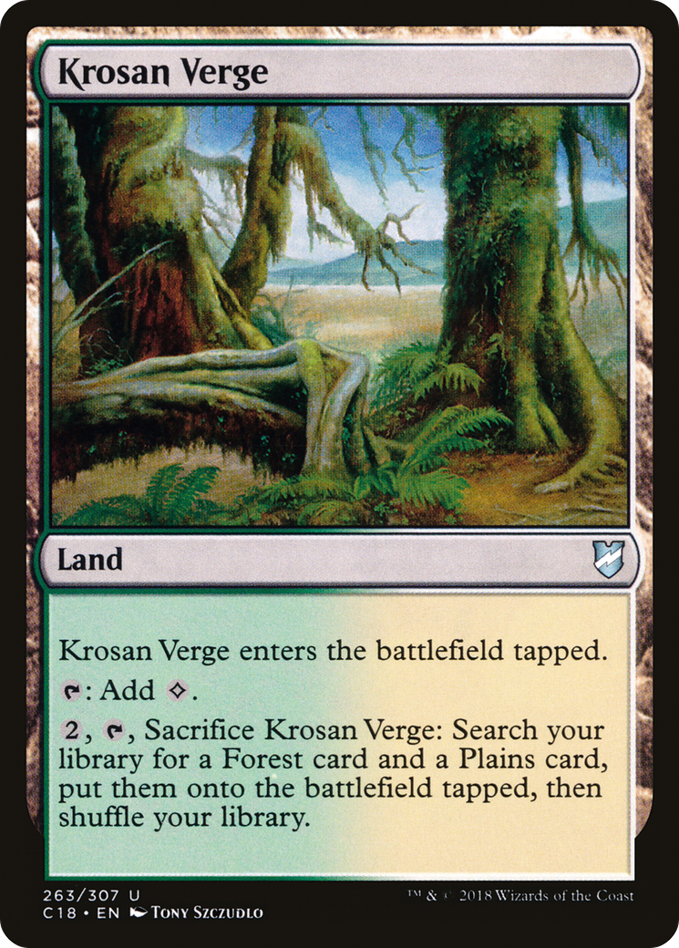 Krosan Verge [Commander 2018] | Silver Goblin