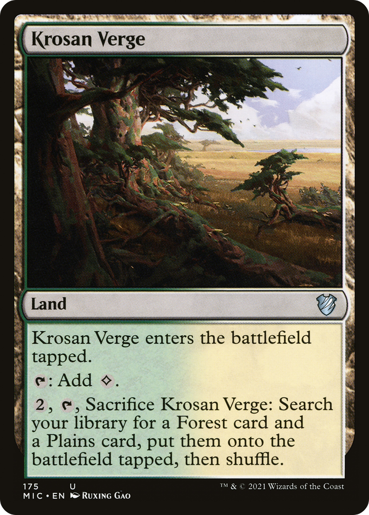 Krosan Verge [Innistrad: Midnight Hunt Commander]